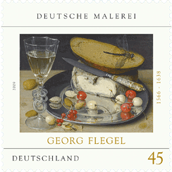 Abbildung einer deutschen Briefmarke á 45 ct von 2009