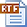 Symbol für einen Datensatz im RTF-Format zum Download